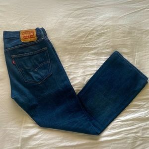 Mens 527 slim bootcut jeans 31 X 32